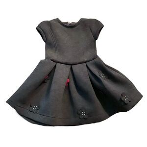 Deux Par Deux charcoal Grey dress size 4Y